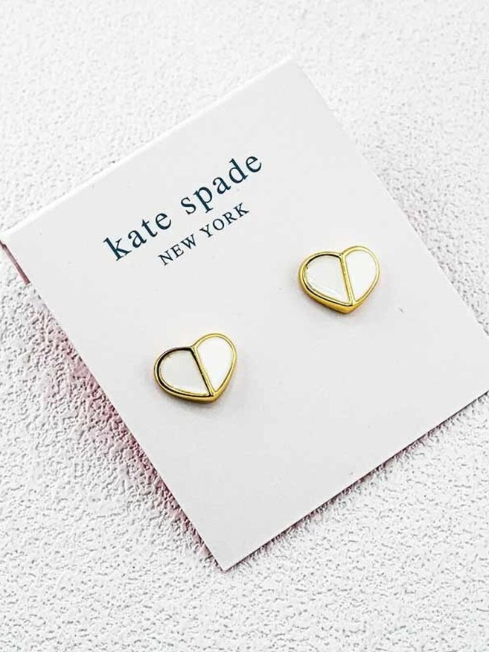 Kate Spade Heart Stud Earrings